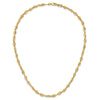 14K Fancy Twisted Oval Link 18 inch Necklace