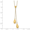Gold Teardrop Necklace