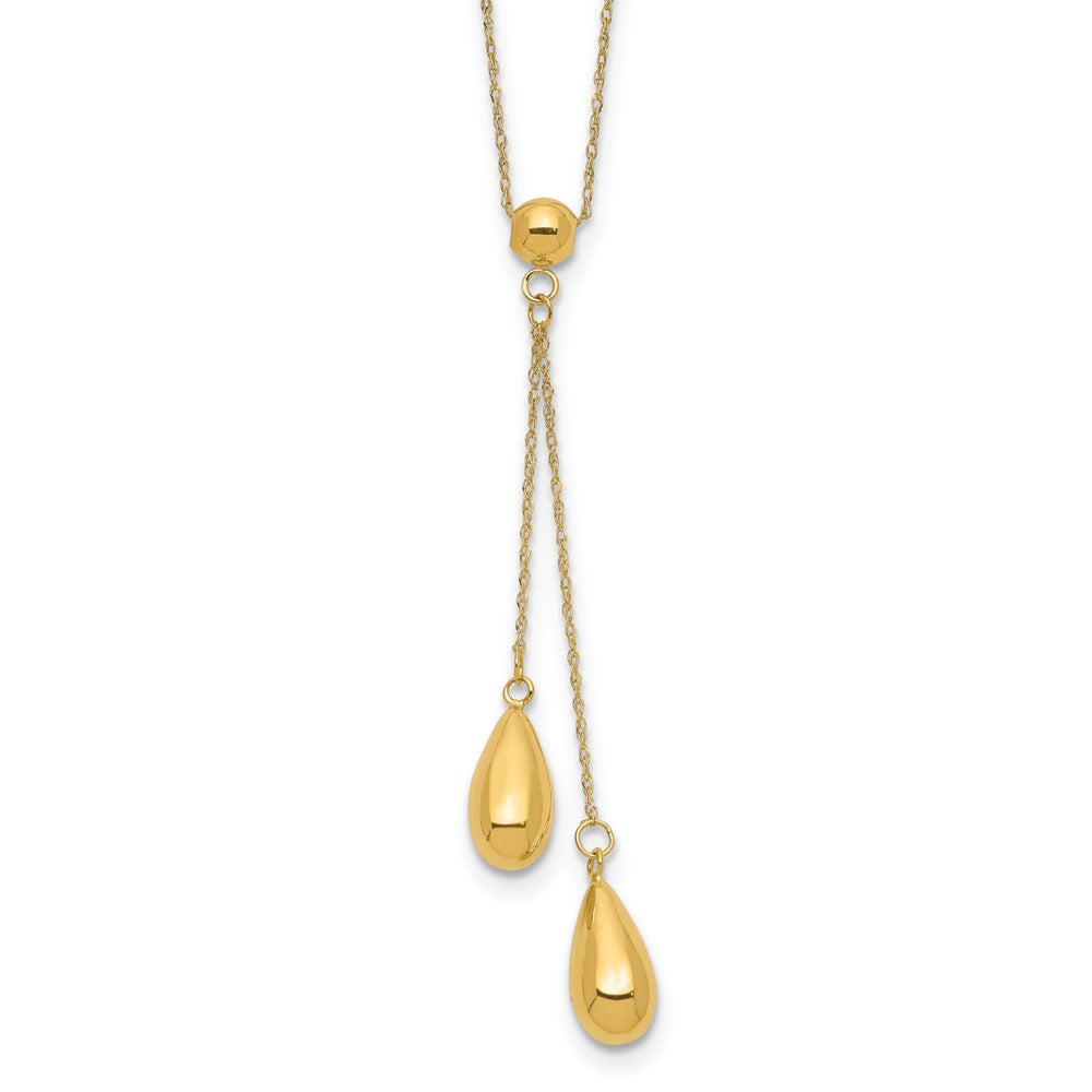 Gold Teardrop Necklace