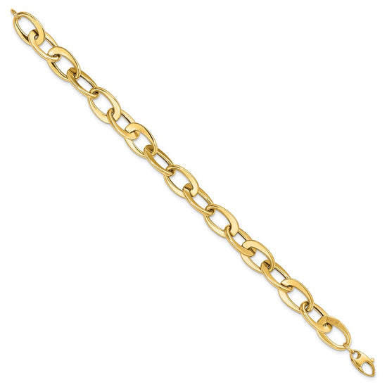 Gold Polished Fancy Link Bracelets