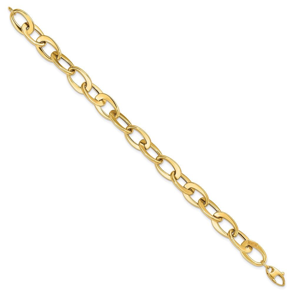 Gold Polished Fancy Link Bracelets