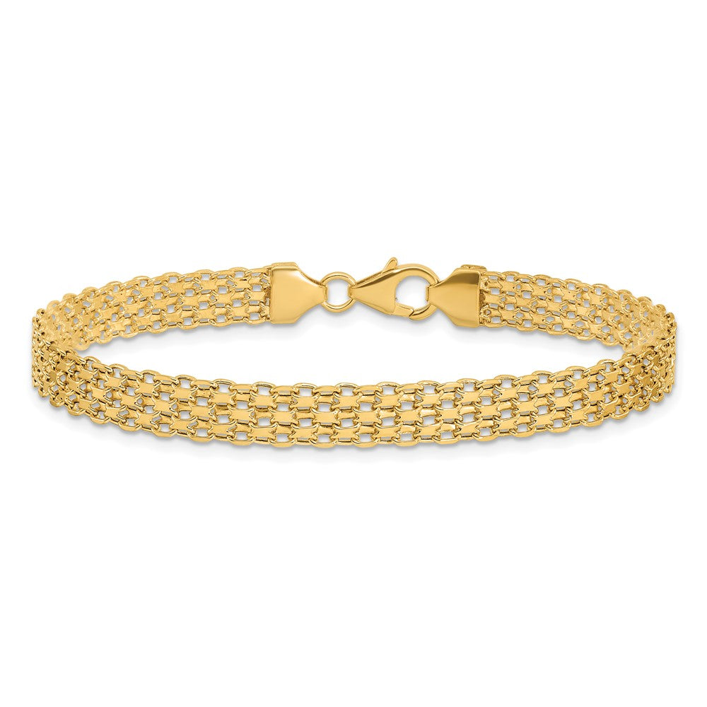 Gold Polished Fancy Link Bracelets