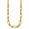 14k Polished Fancy Link 18in Necklace