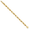 14k Polished 6.4mm Fancy Twisted Link 7 inch Bracelet