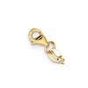 14k Yellow Gold Textured Fancy Link 18 inch Necklace