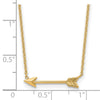 14k Polished Arrow 17 inch Necklace