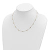 Gold Open Hearts on a Heart Necklace