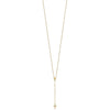 14k Polished Crucifix and Miraculous Medal 2mm Beaded 19.5 inch Rosary Necklace