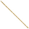 14K Polished 5mm Fancy Link 7.5 inch Bracelet