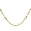 14K Polished Fancy Link Necklace