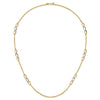 14K Two-tone Polished w/ .25 in ext. Fancy Link Necklace