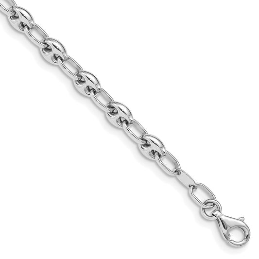 Gold Polished Mariner's Anchor Bracelets