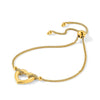 14K Heart Adjustable Bracelet