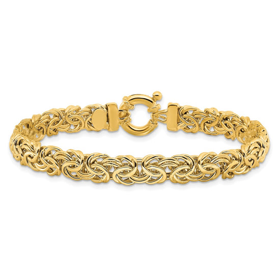 Gold Fancy Flat Byzantine
