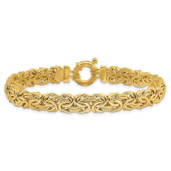 Gold Fancy Flat Byzantine