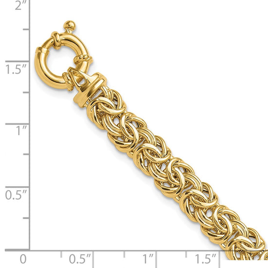 Gold Fancy Flat Byzantine
