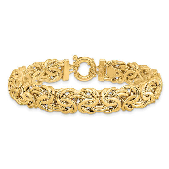 Gold Fancy Flat Byzantine