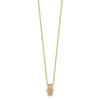 14K Hamas CZ with 2IN EXT Necklace