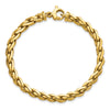 14k Polished 5.5mm Fancy Link 7.5 inch Bracelet