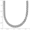 14K White Gold Polished Fancy Link Necklace