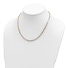 14K Two-Tone Polished 2.5mm Fancy Link 18 inch Necklace