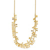 14K Polished Double Strand Fancy Link w/2 in ext. Necklace