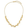 14K Polished Double Strand Fancy Link w/2 in ext. Necklace