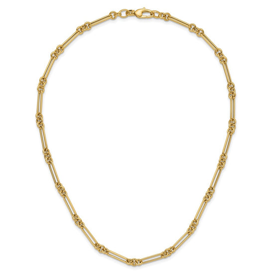 Gold Link Style Necklace