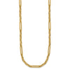 14K Polished Fancy Link Necklace