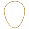 14K Polished Fancy Link Necklace