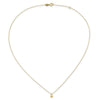 14k Polished Tiny Puffed Heart Pendant 16.5 inch Necklace