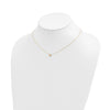 14k Polished Puffed Heart Pendant 16.5 inch Necklace