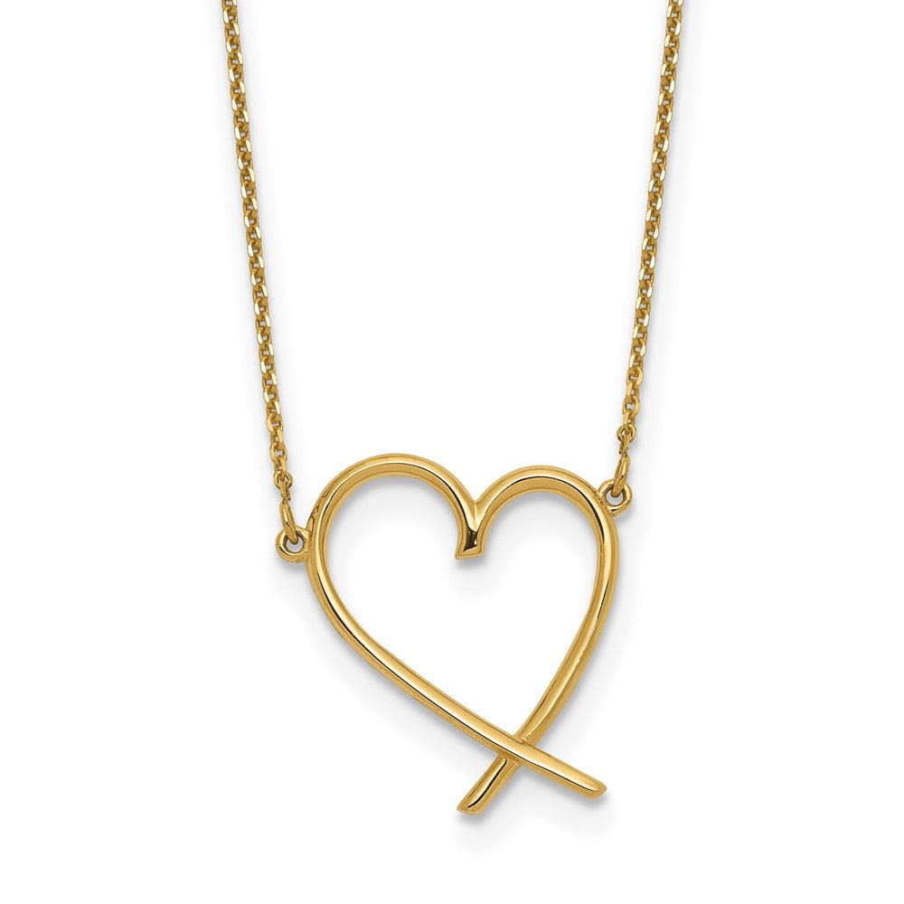 Open Heart Necklaces