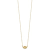 14K Polished Claddagh 17 inch Necklace