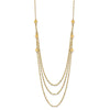 Gold Triple Layer Necklace