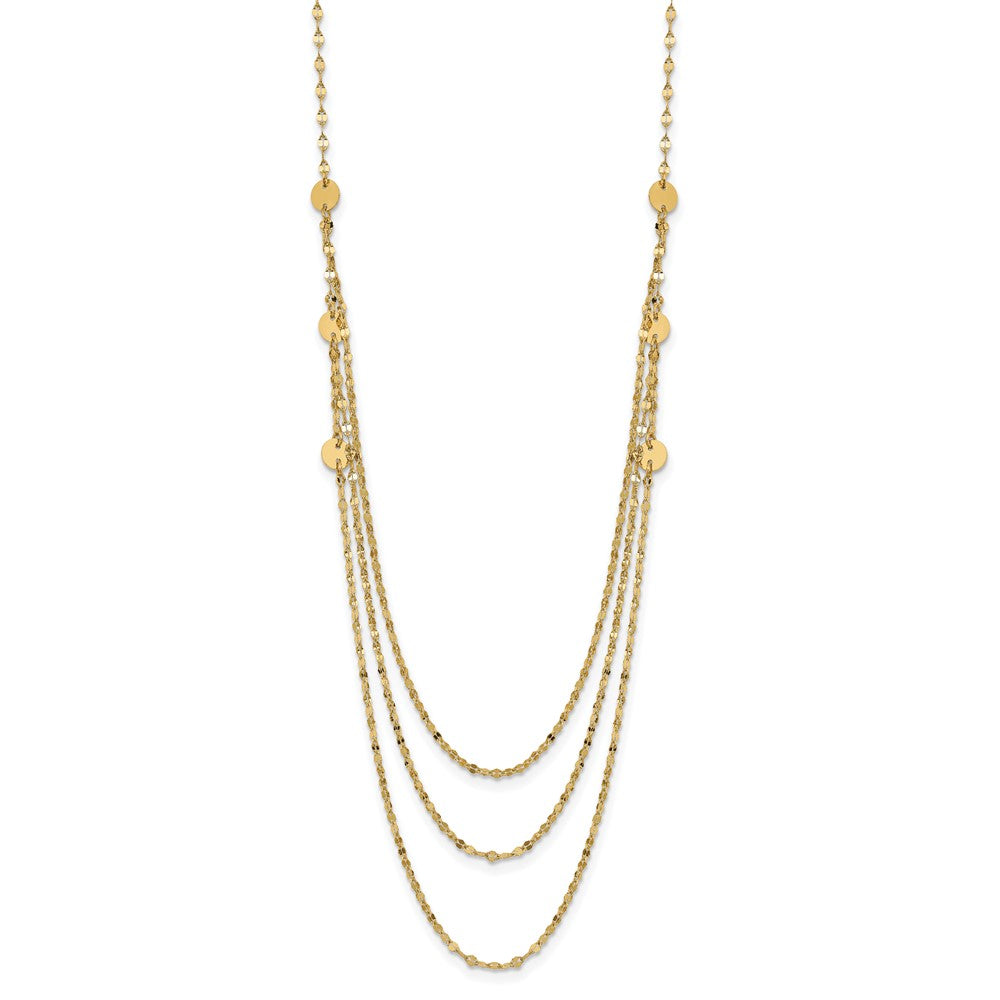 Gold Triple Layer Necklace