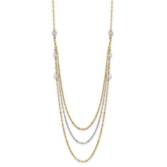 Gold Triple Layer Necklace