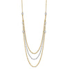 Gold Triple Layer Necklace