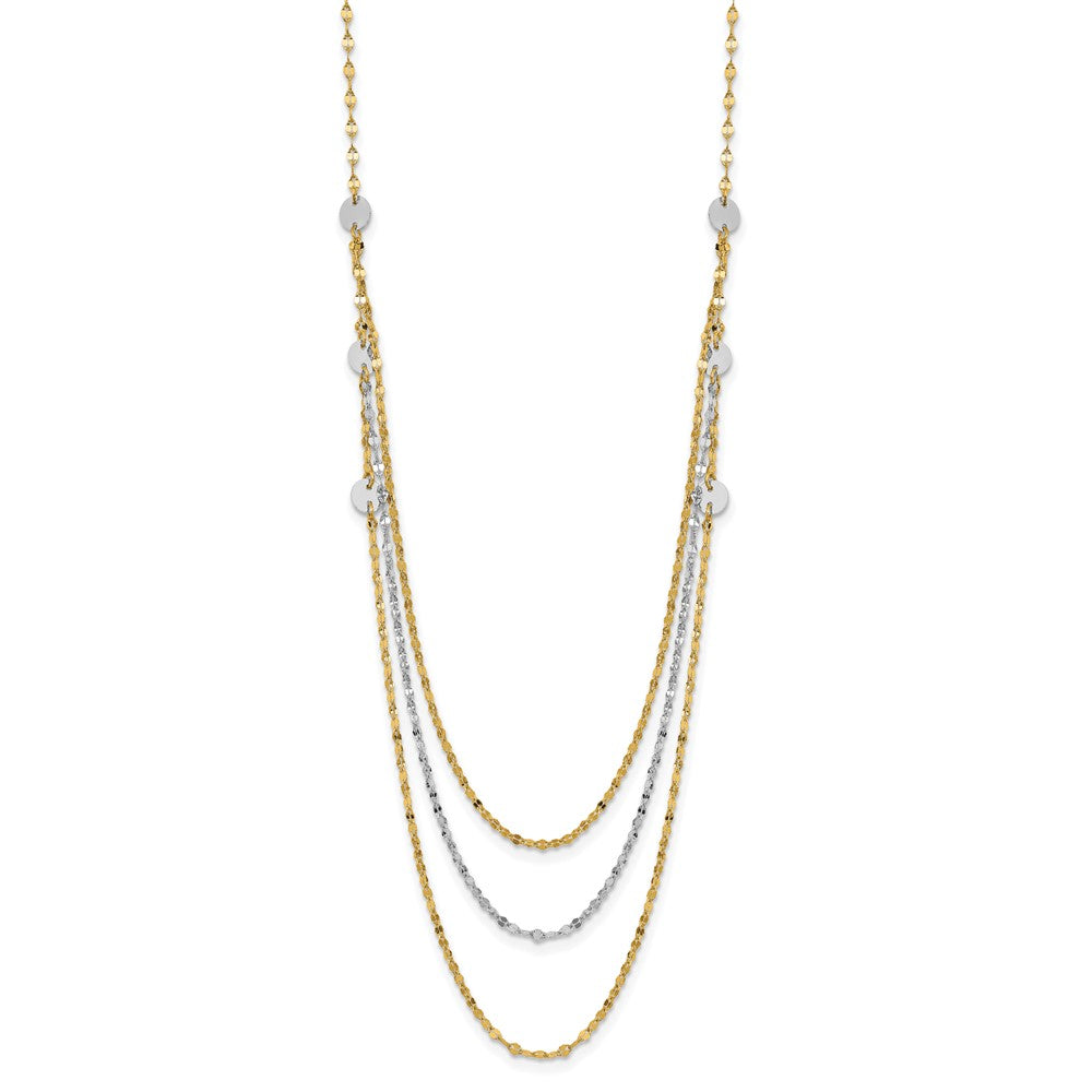 Gold Triple Layer Necklace