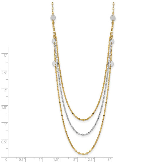 Gold Triple Layer Necklace