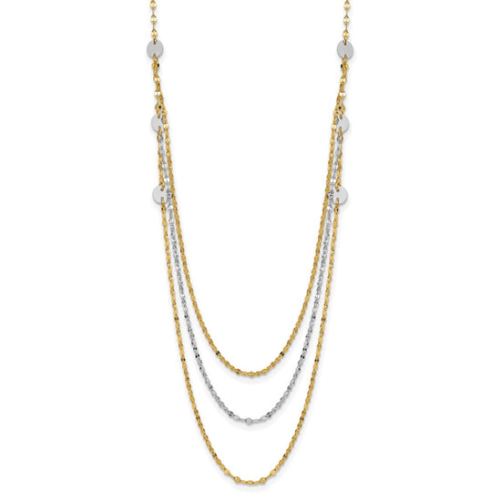 Gold Triple Layer Necklace