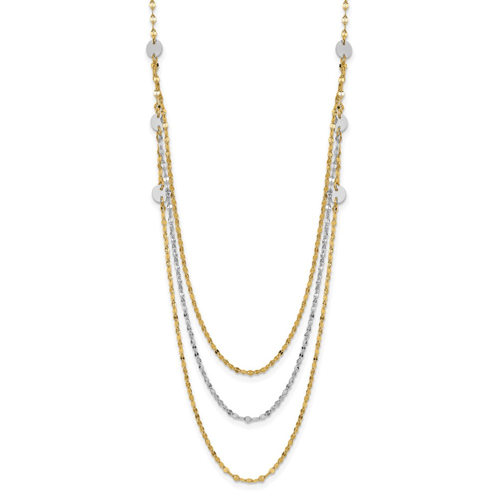 Gold Triple Layer Necklace