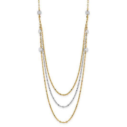 Gold Triple Layer Necklace