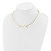 14K Polished Fancy Link 17 inch Necklace