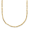 14K Polished Fancy Link 17 inch Necklace