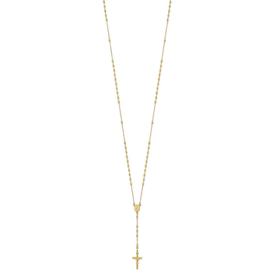 Gold Rosary Necklace