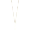 14k Tri-color Cross and Miraculous Medal with Laser-cut Beads 17 inch Rosary Necklace Plus 3 inch Extender