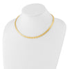 Gold Reversible Diamond-cut Omega Necklaces
