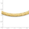 Gold Reversible Diamond-cut Omega Necklaces