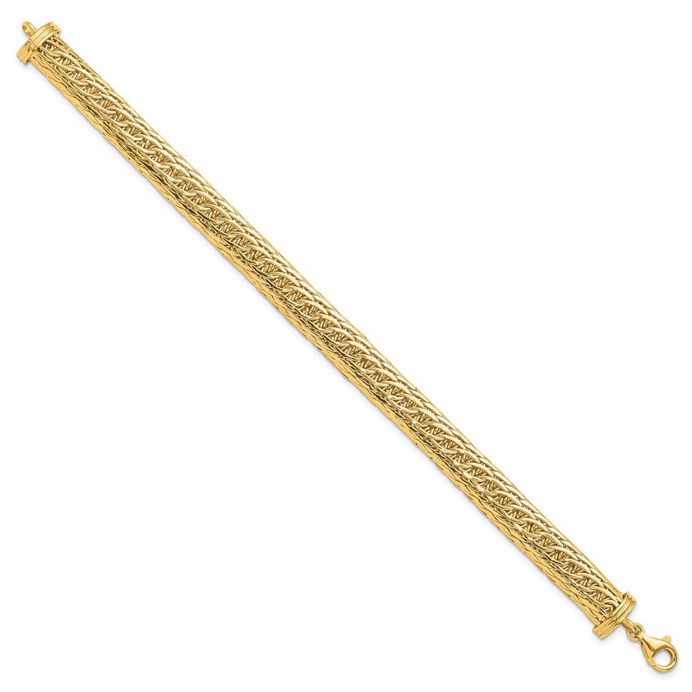 14k 8.25mm Fancy Multi-Link Bracelet